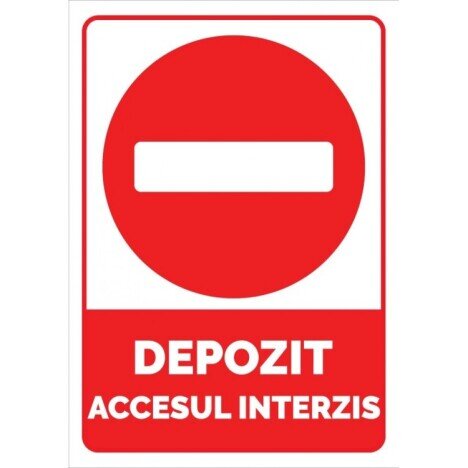 Depozit accesul interzis